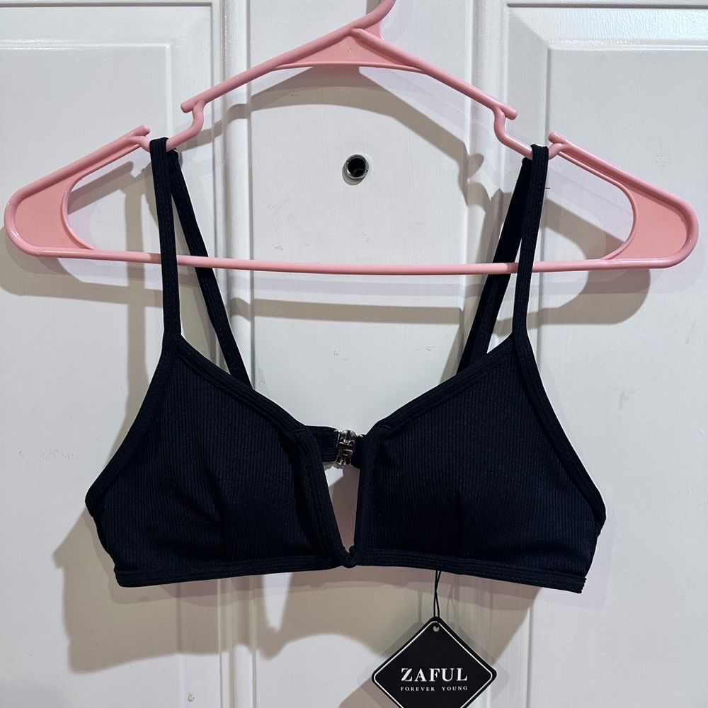 Zaful Midnight Black Bralette